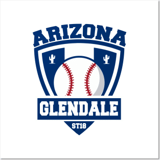 Glendale, Arizona Baseball Spring Training Posters and Art